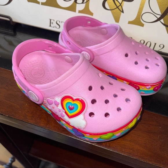 Crocs rainbow light up size 9 - Picture 3 of 6